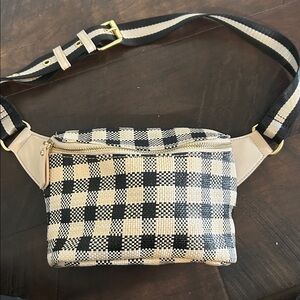 L Space black Tan Checkered Bum Bag Fanny Pack